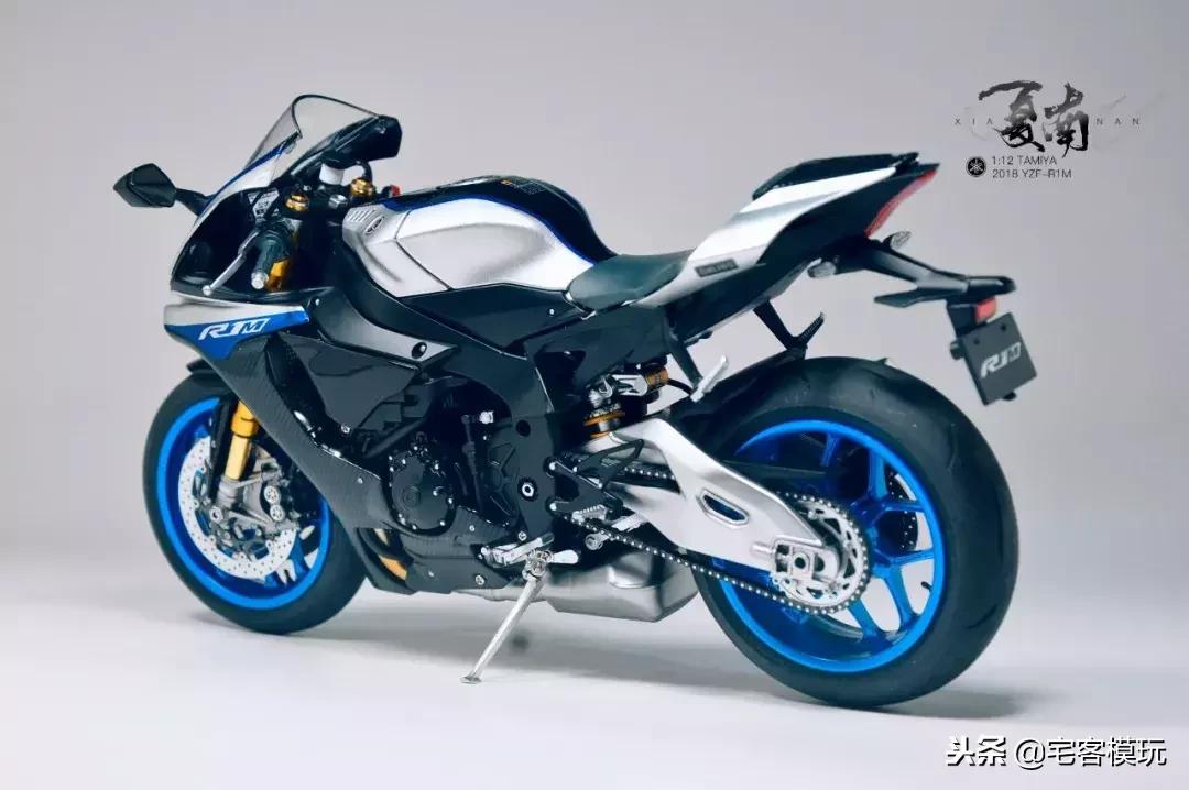 模型制作范例：田宫1:12雅马哈YZF-R1M,14133制作过程