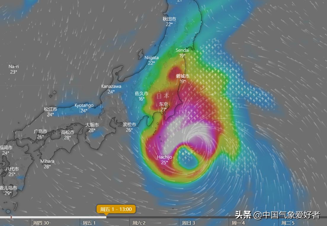 超强蒲公英开出巨型台风眼，可吞下整个东京！超算：十一靠近日本