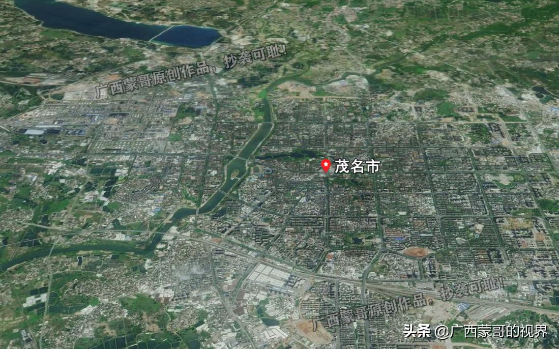 广东茂名高州卫星地图,广东茂名地图分析