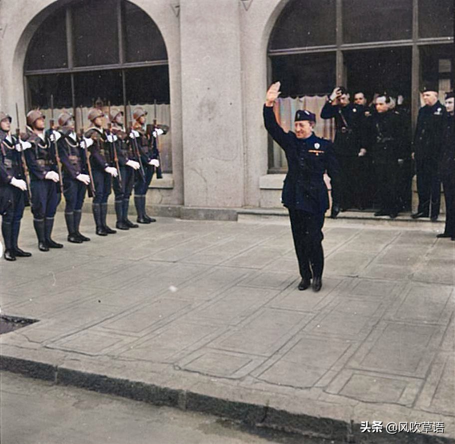 1938年，意大利人窜访天津日军，打仗我不行，摆架子第一名