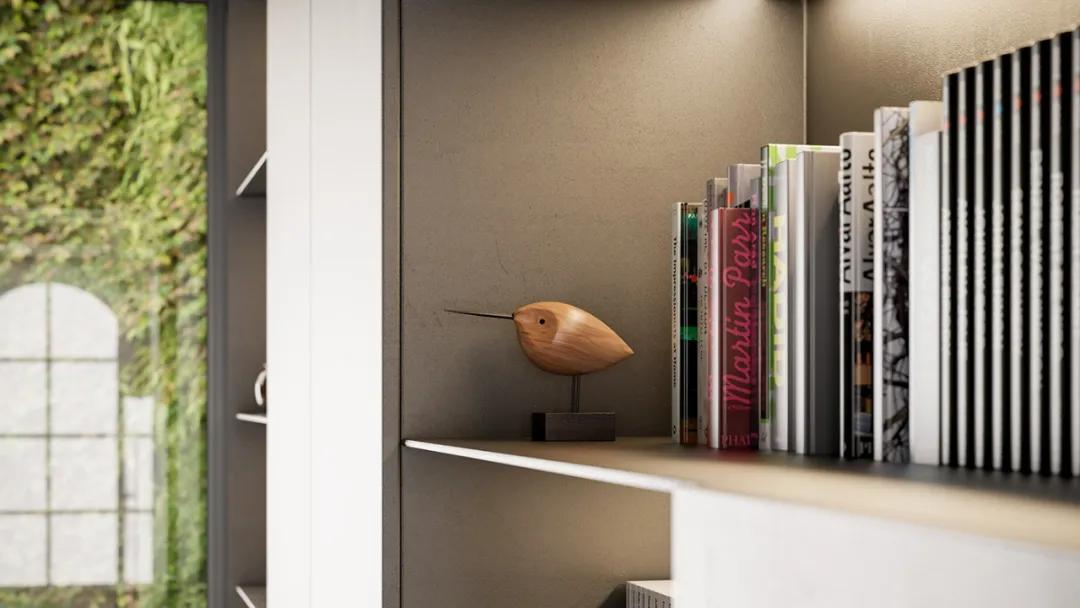 意式轻奢94平米效果图,奢华优雅独特空间