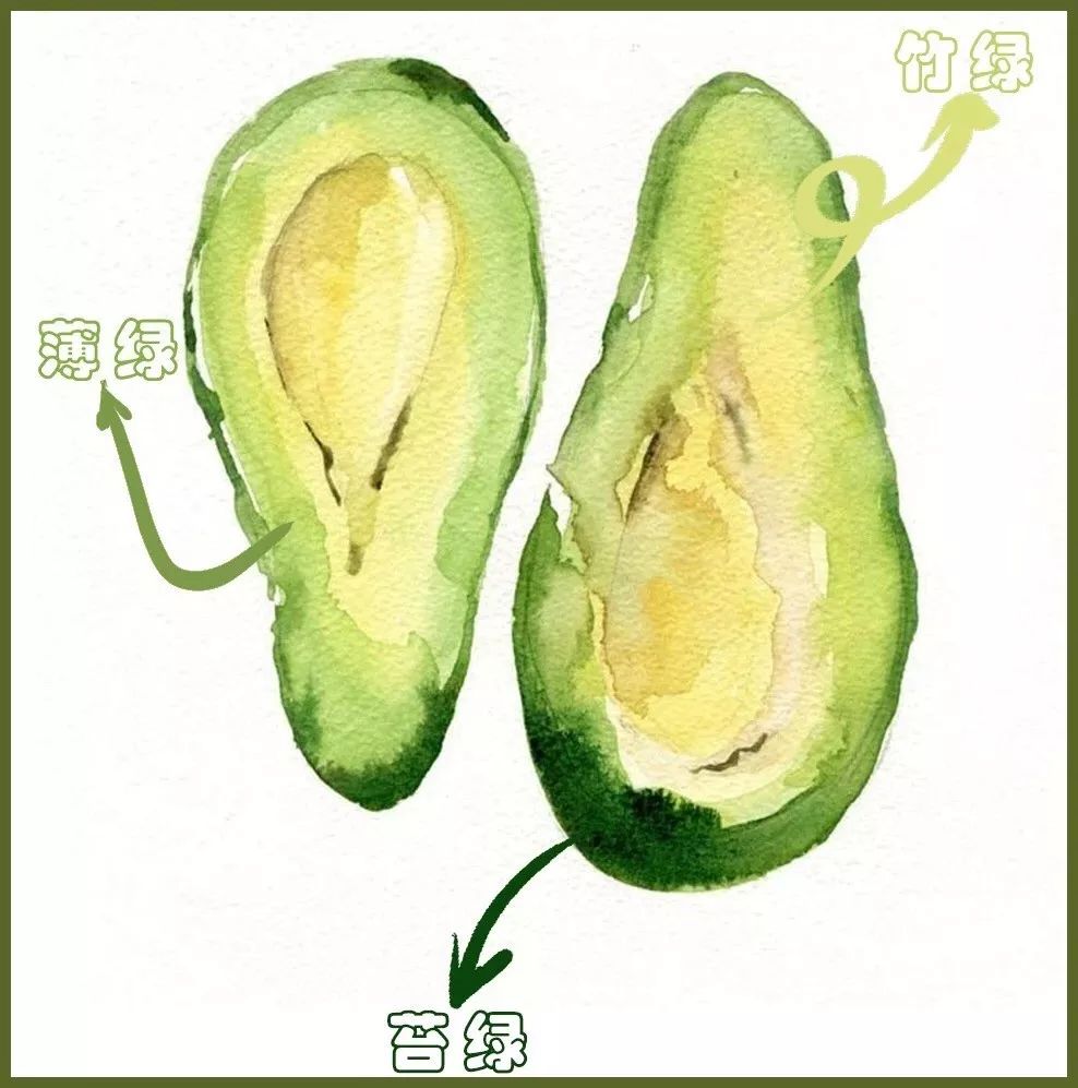 黑黄皮牛油果绿试色,清透显白裸色