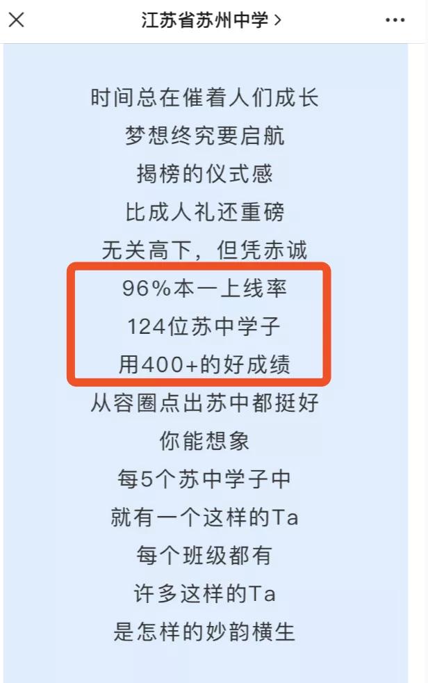 苏州高考400分以上学校排名,2020年苏州高考最高分是多少