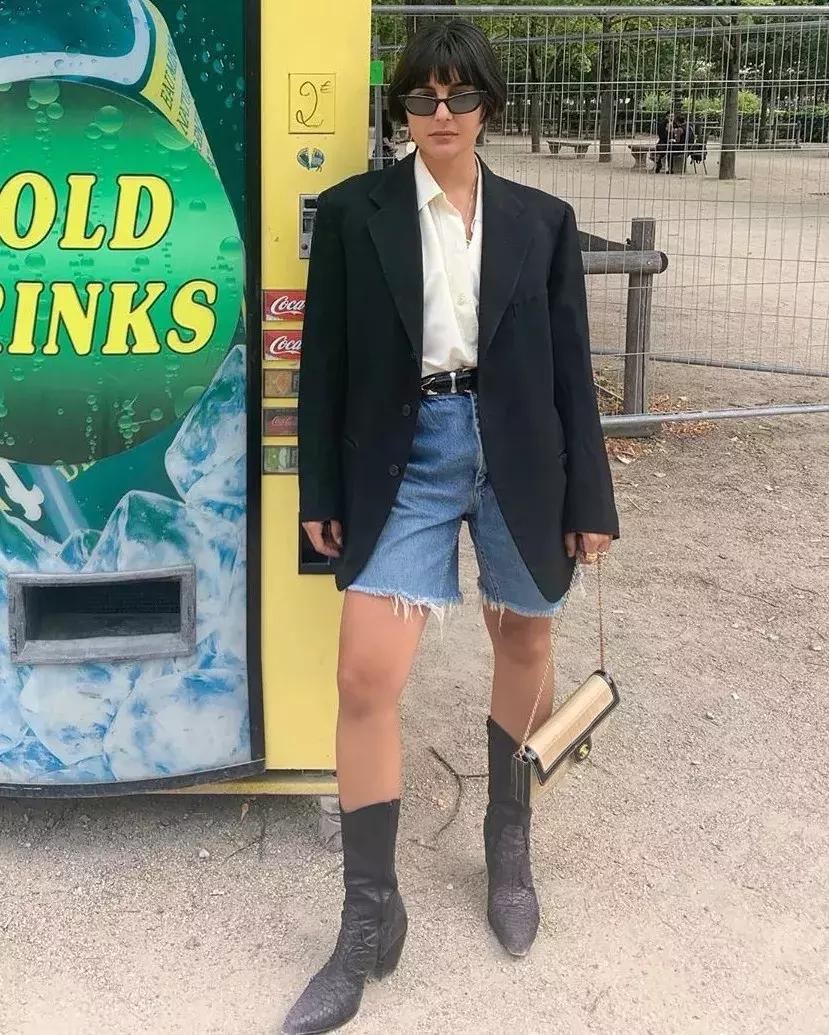 西装短裤夏季高级感,西装短裤秋冬款时尚