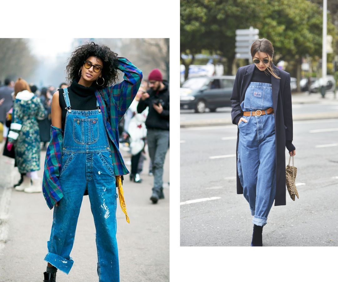 穿上背带裤,校门口保安叔叔都不拦我