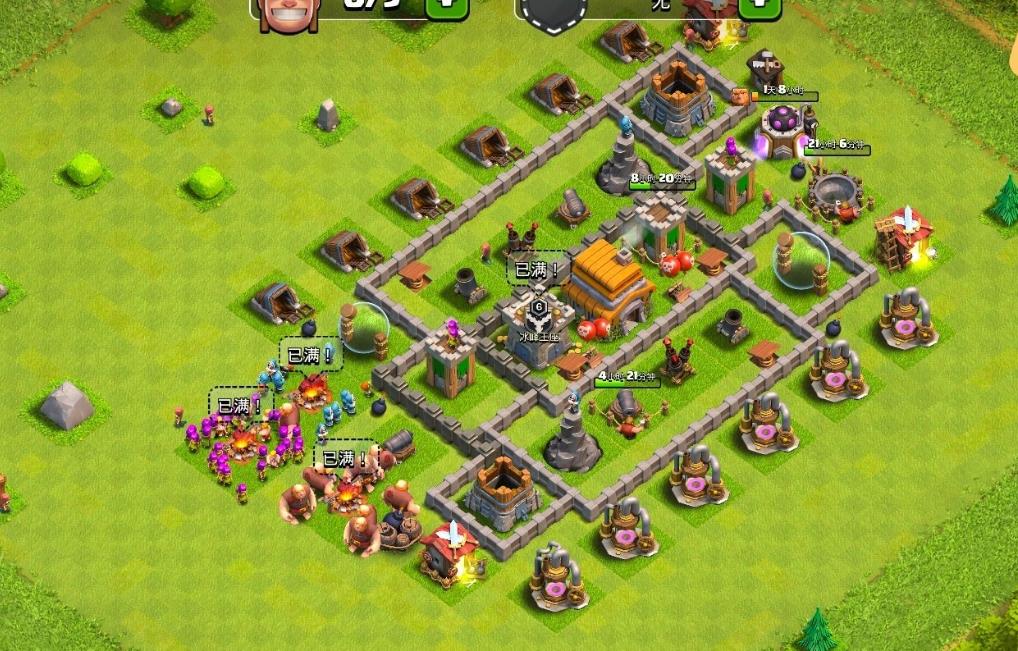 部落冲突围墙防御最强阵型,部落冲突防御资源阵型