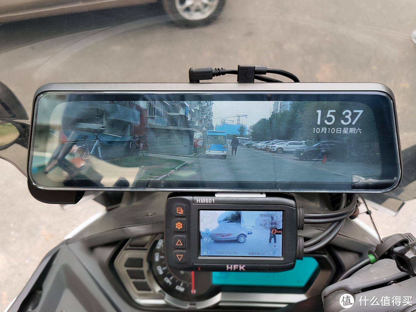 摩托车跑车改电动后视镜,流媒体后视镜改摩托车专用