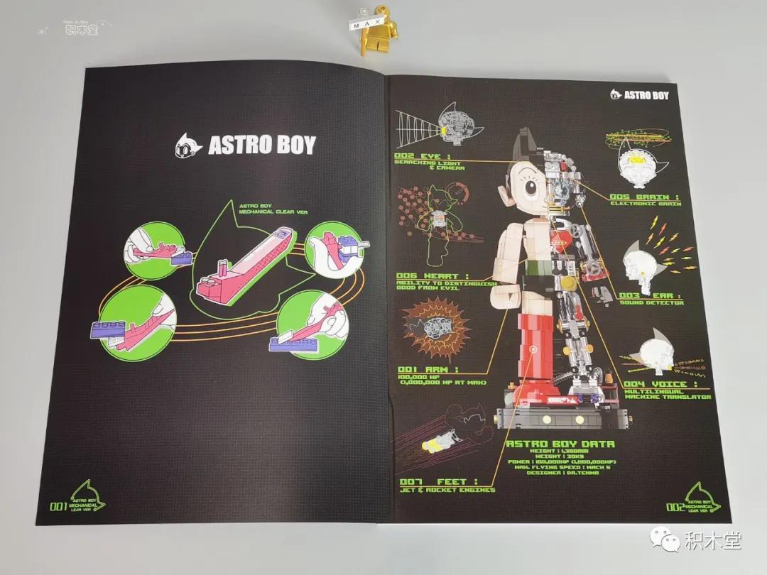 铁臂阿童木70周年展示盒,铁臂阿童木积木测评