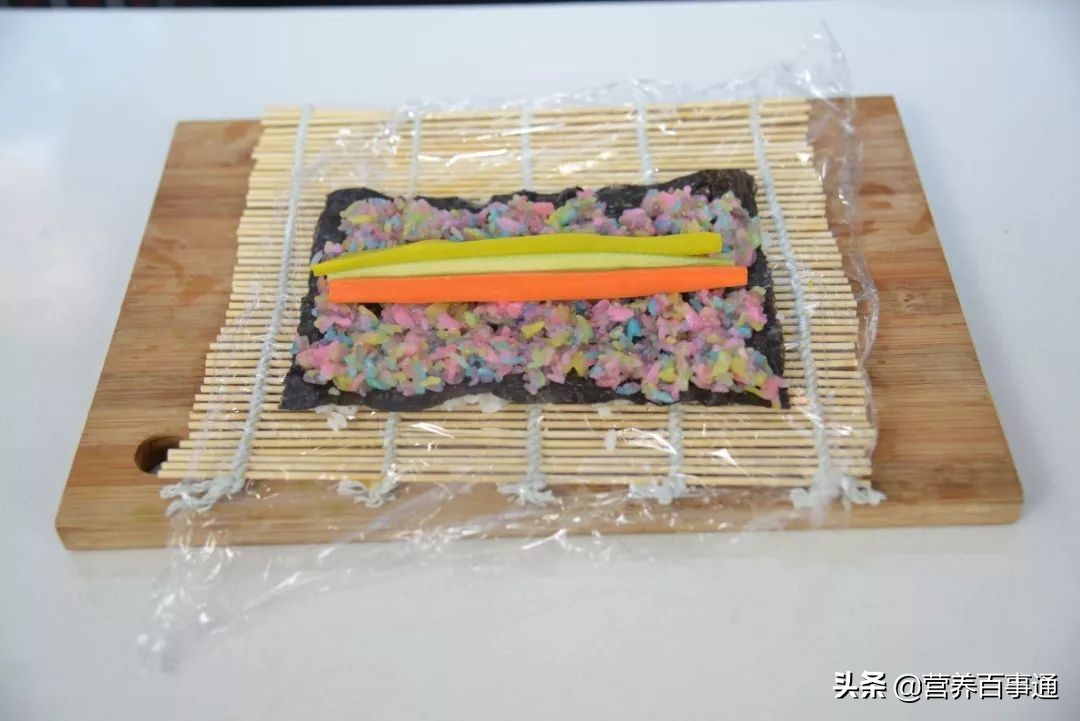 简单易做的樱花寿司,好看好吃更好学,孩子们秋游都抢着吃