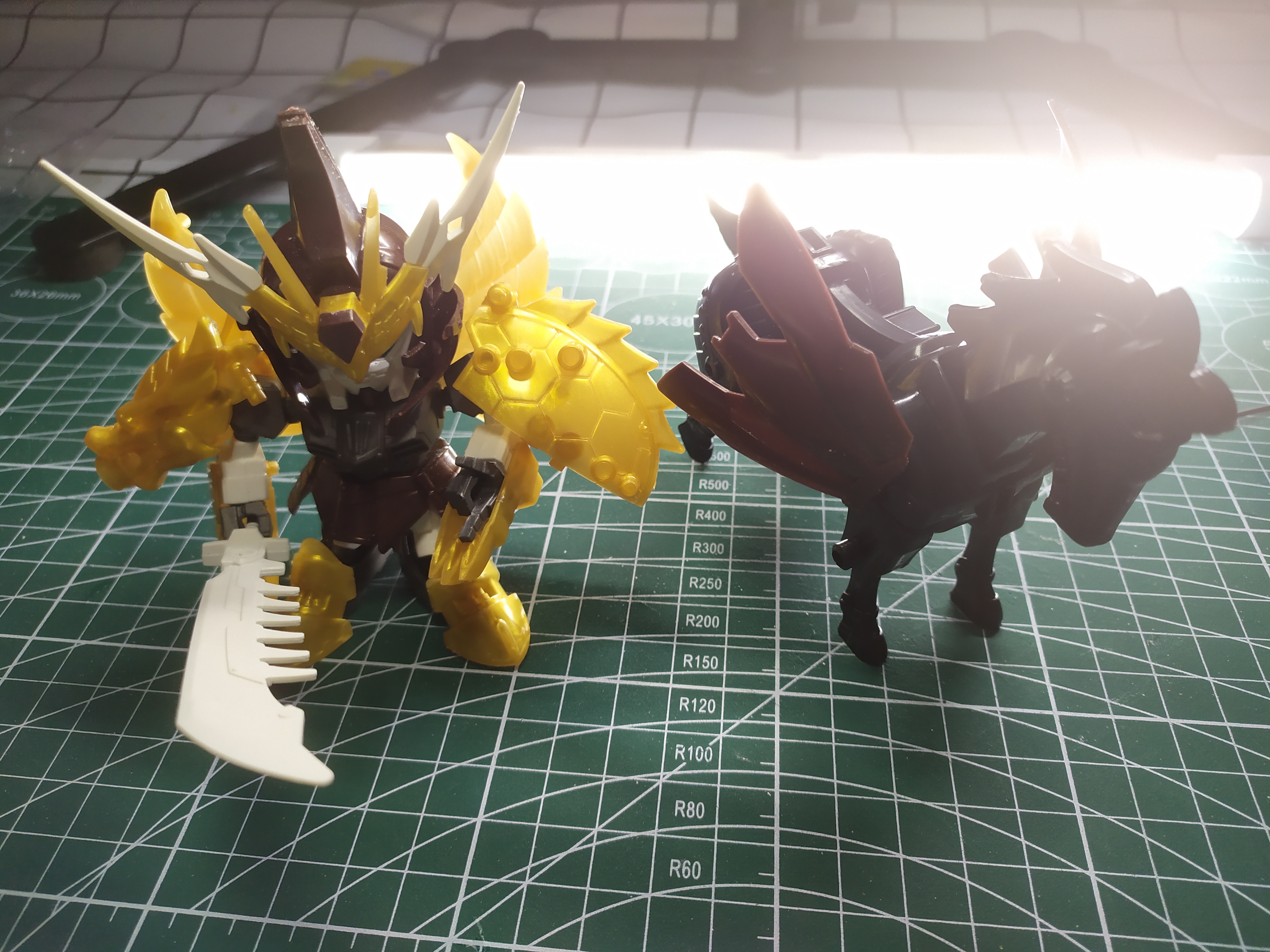 曹操机甲模型,三国传怀旧版曹操模型