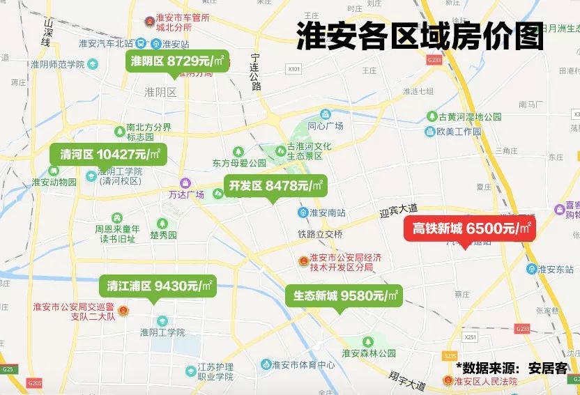 淮安最低房价,淮安开发区哪个地段值得投资