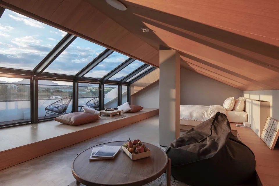 两亩地民宿设计方案效果图,乡村两层排屋民宿设计