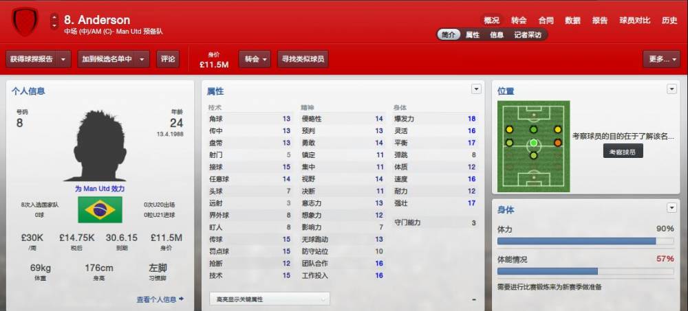 曼联安德森足球集锦,安德森在曼联有多厉害