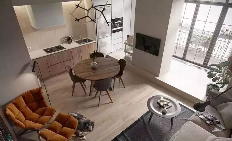 100种客厅设计,客厅餐厅一体餐厅设计风格