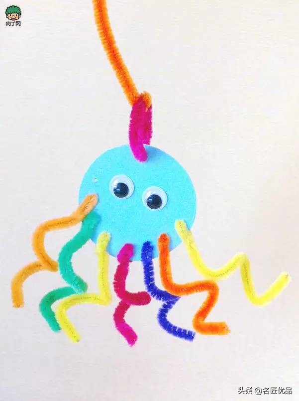 手工做小钓鱼竿玩具,怎么做钓鱼小玩具