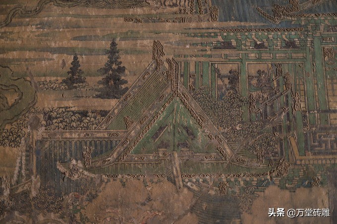 山西佛光寺里的壁画,山西的明清古建里面的壁画