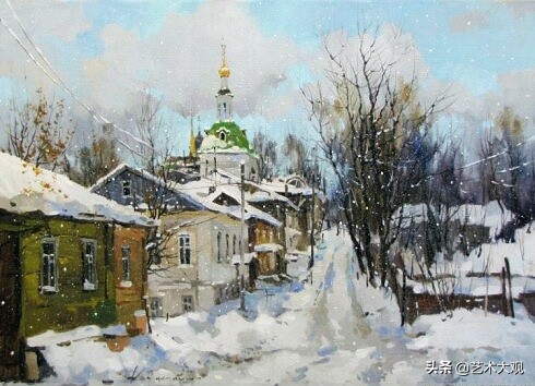 delbertgish风景油画作品欣赏,亚历山大尤扎科夫油画作品欣赏