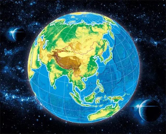 中国在地球上位置,图说中国地理