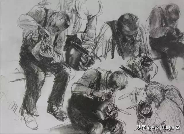 门采尔素描作品的尺寸,门采尔素描高清大图