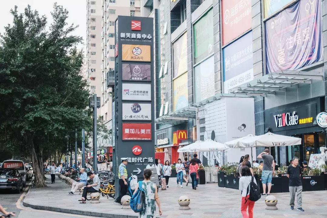 福田大地的变化,福田中心区变化