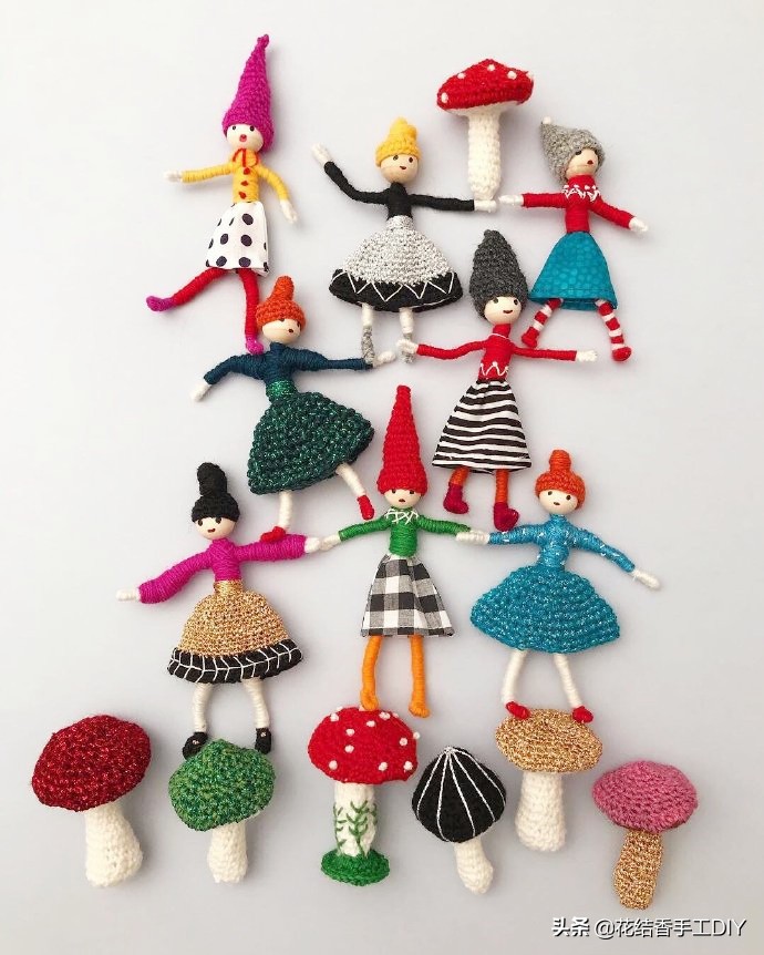 好看的手工毛线钩花,好看又好玩又简单的钩针毛线手工