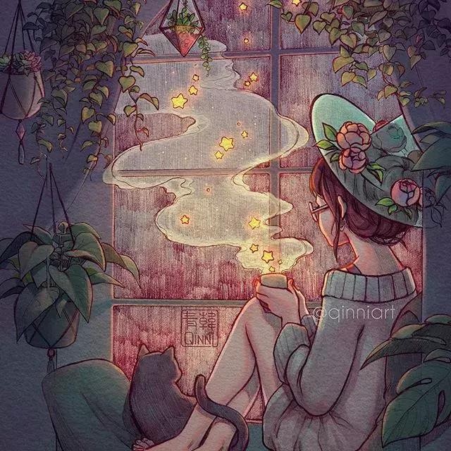 一个经历三次心脏手术，却依旧坚强，用水彩把伤痛化作星辰的女孩