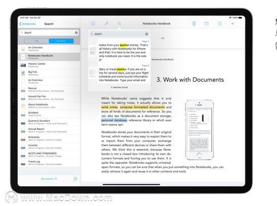NotebooksforMac,多功能记事本v2.1激活版