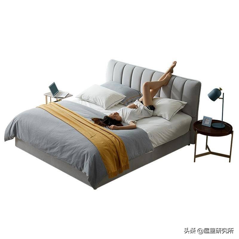 布艺床款式推荐,简单实用布艺床