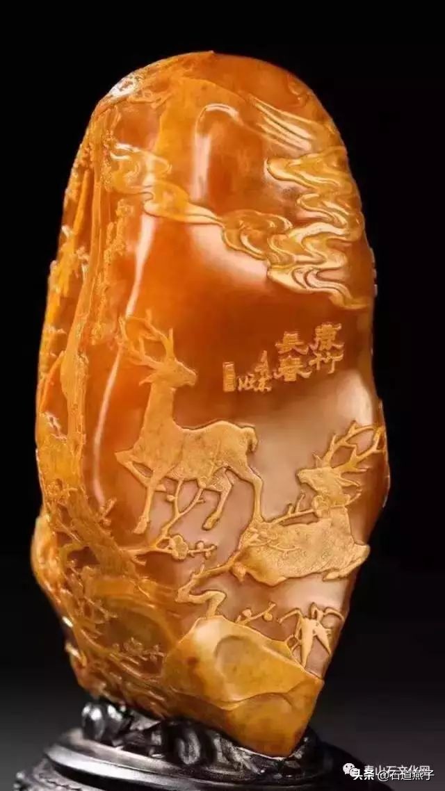 真品田黄及田黄冻石图片大全,天价田黄石及国宝田黄一览