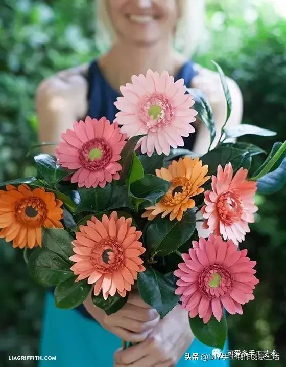 女生手工制作纸花大全,纸花制作礼物