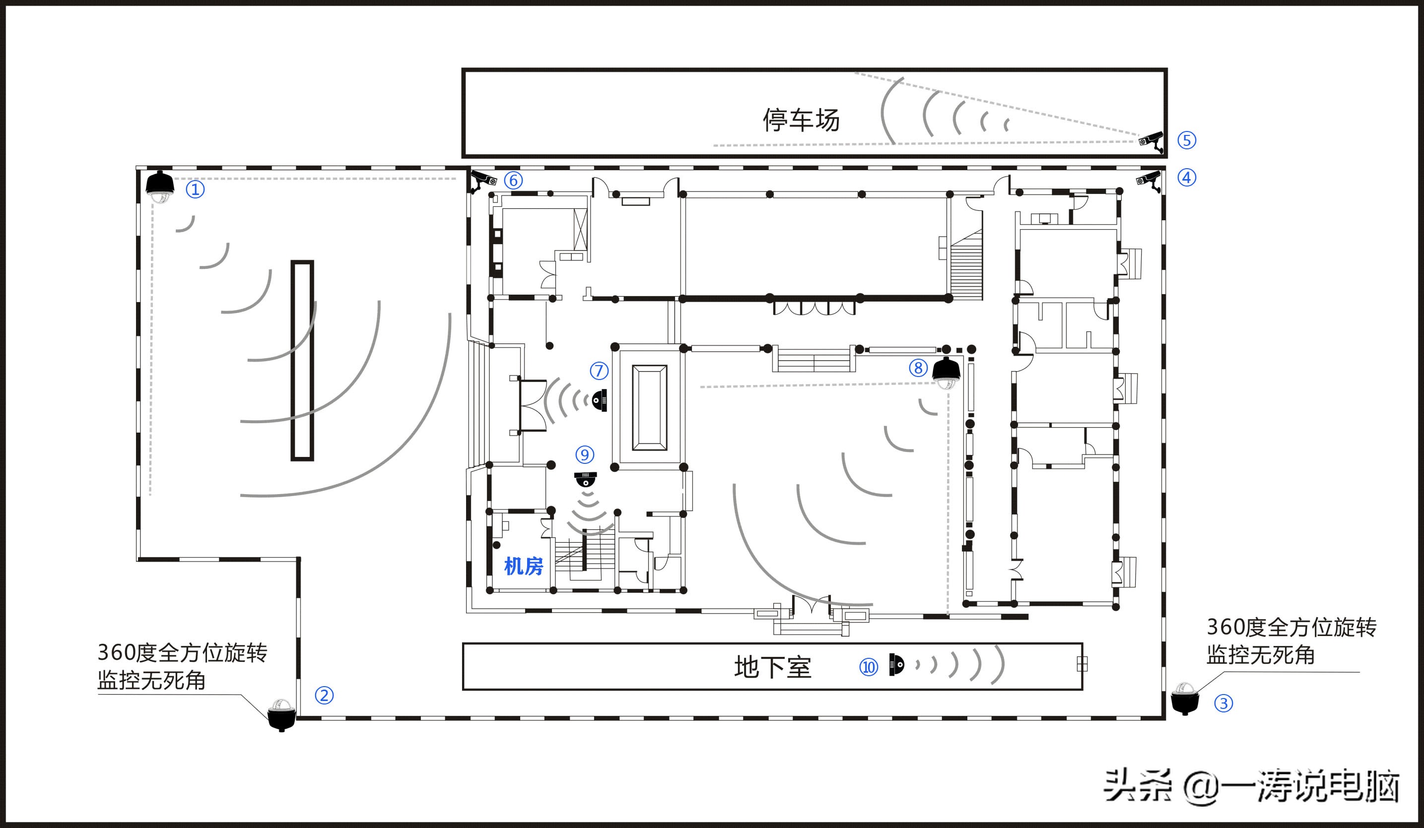 无线室内监控球机的安装方法,球机摄像头和网桥安装全过程