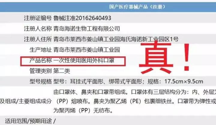 官网医用口罩查询真假,市面上冒牌口罩