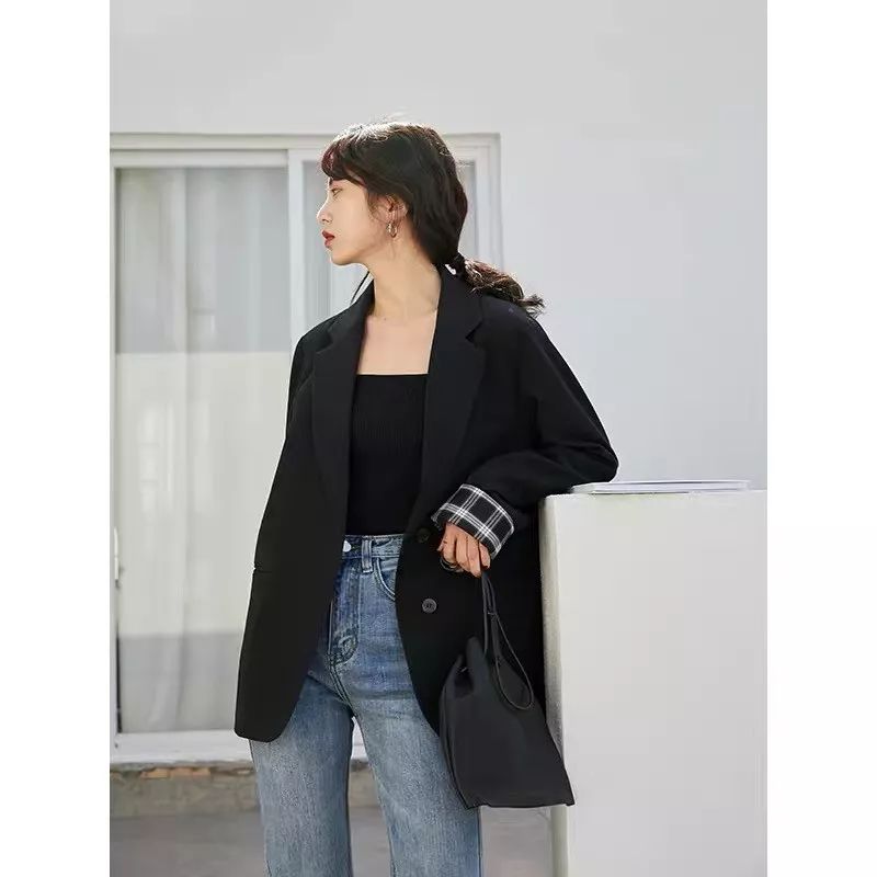 2020冬流行穿搭女西装连衣裙,春季通勤风穿搭连衣裙