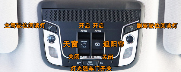 2023本田雅阁中控按键图解,本田雅阁车内功能按键图解说明