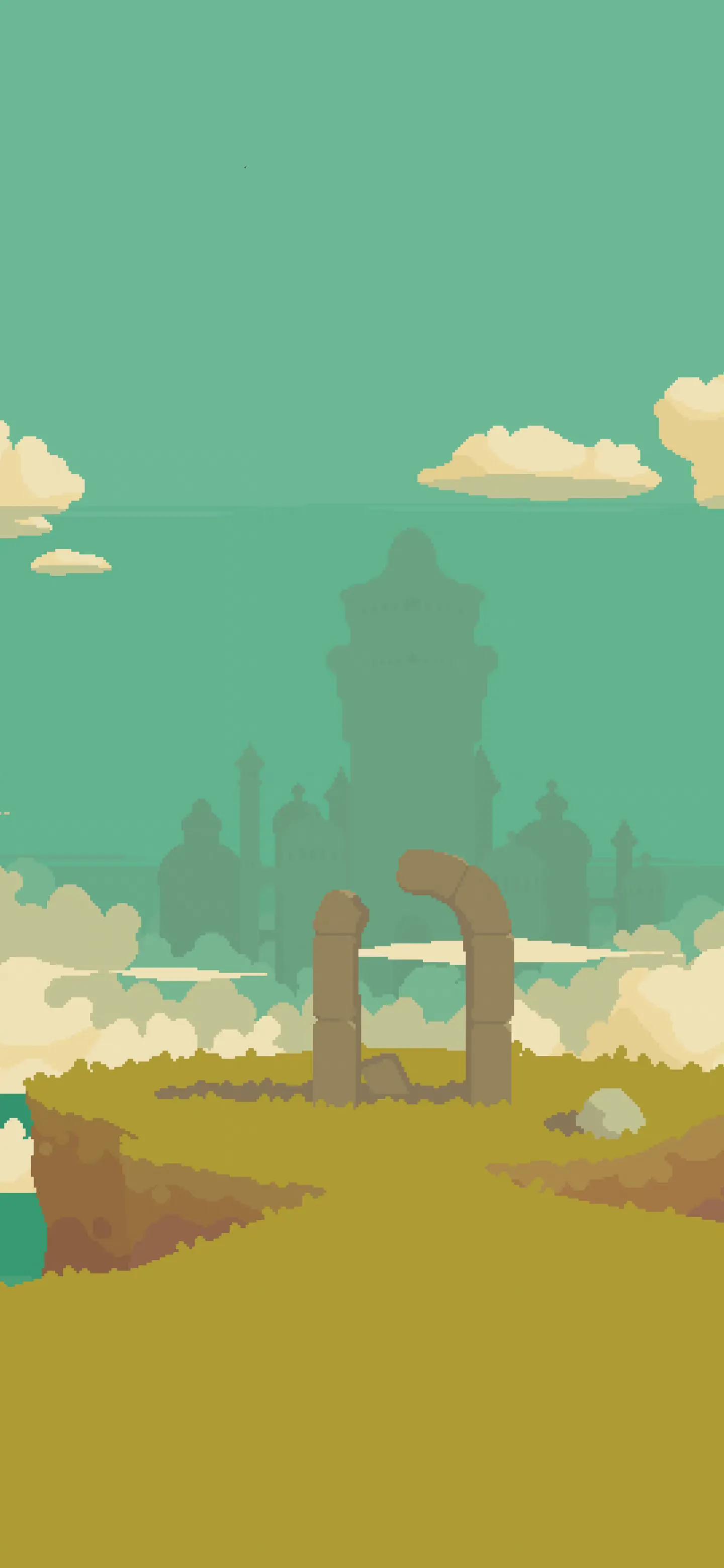 像素风格的壁纸图文,像素风下雪壁纸