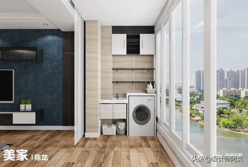 生活阳台布置晾衣服不尴尬,阳台改造既要晾衣服又要舒适