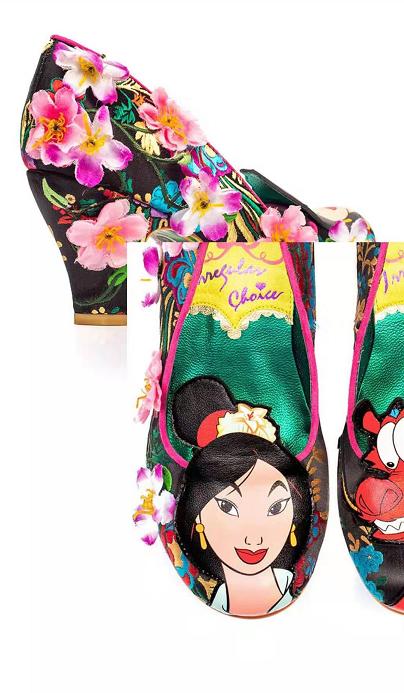 迪士尼高跟鞋花木兰,迪士尼公主专属穿的高跟鞋