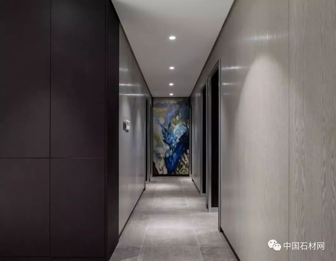 现代简约全屋大理石别墅效果图,轻奢风装修大理石别墅图片