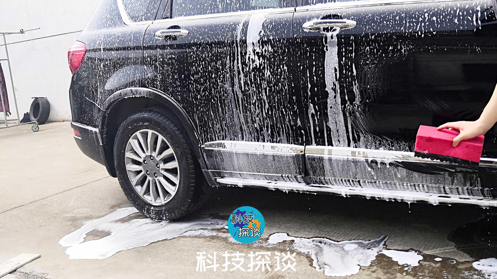 智能自助洗车机真的能洗干净吗,绿霸洗车机个人实测