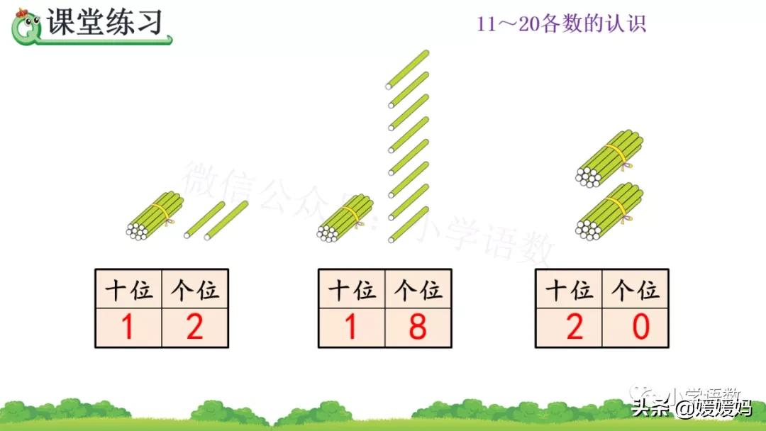 一年级数学数位练习题,一年级认识数位教学视频