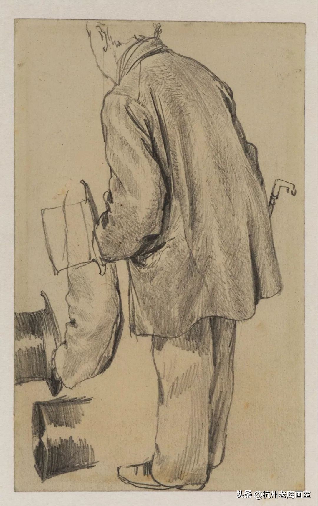 门采尔素描作品的尺寸,门采尔素描高清大图