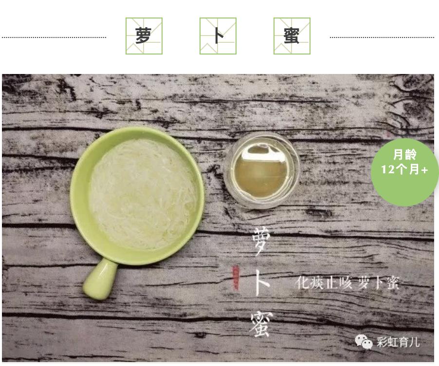 化痰止咳萝卜蜜，请为它打call