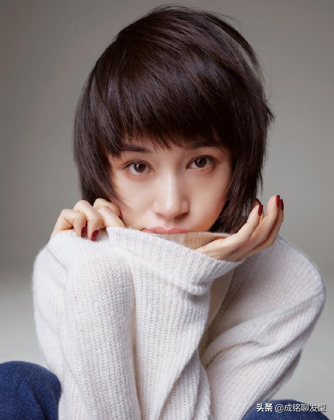 王子文欢乐颂里短发叫什么,王子文出席活动短发图片