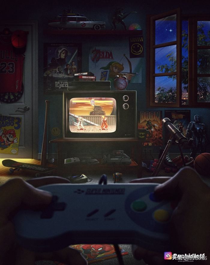 这位画师可能把所有玩家的童年都画了一遍