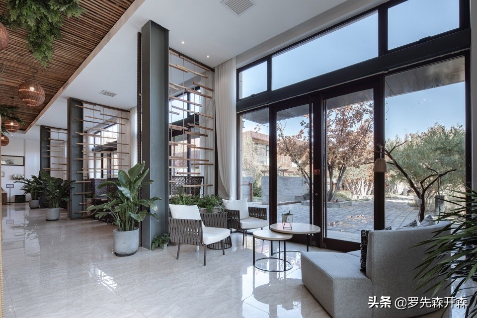 天津景区民宿设计效果图,旅游度假区民宿设计方案效果图