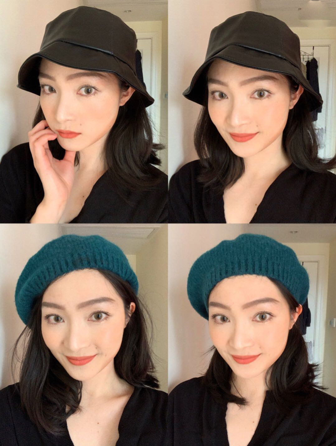 秋冬百搭超级好看贝雷帽,高级感穿搭冬季贝雷帽