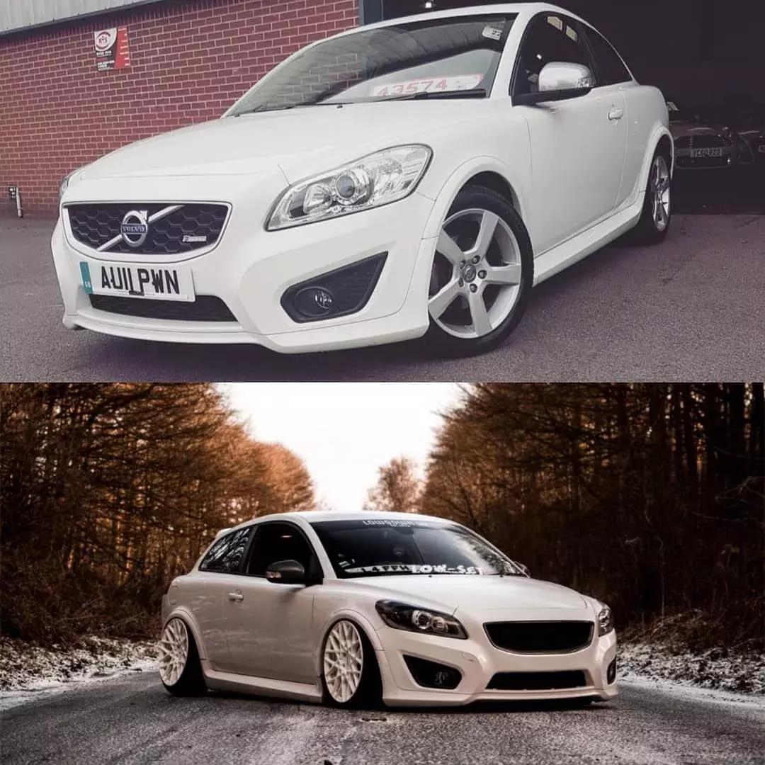 沃尔沃曾经最便宜又独特的双门车C30,没想到竟改装出如此姿态