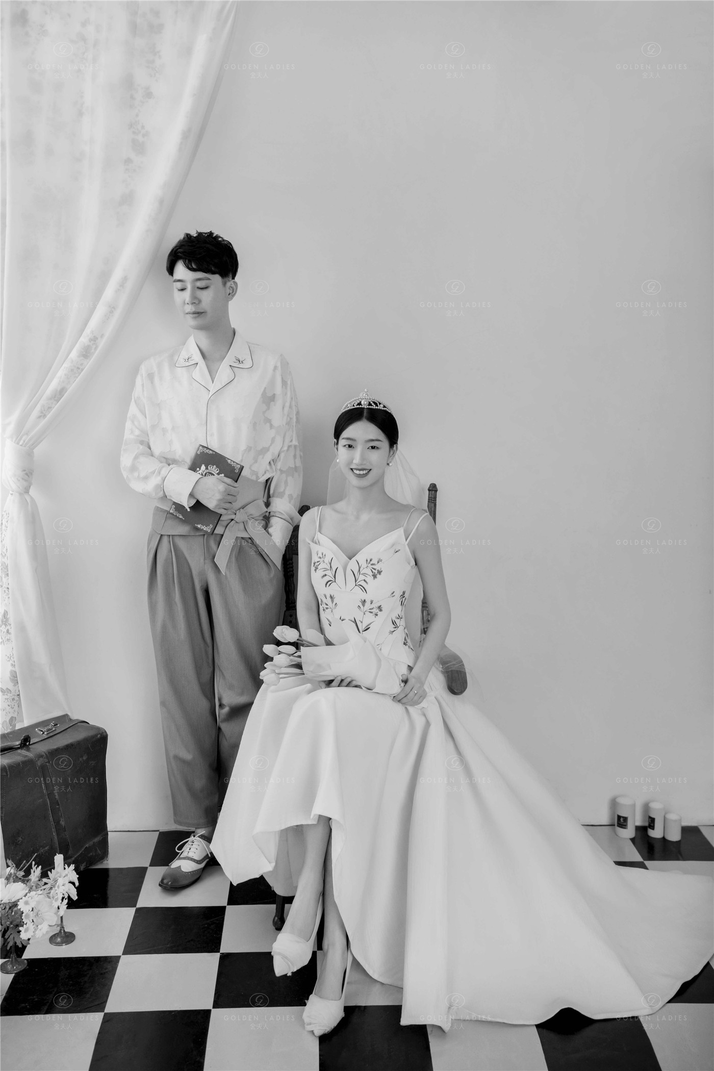 婚纱照不想千篇一律？这套粉色芭蕾公主怎么样？