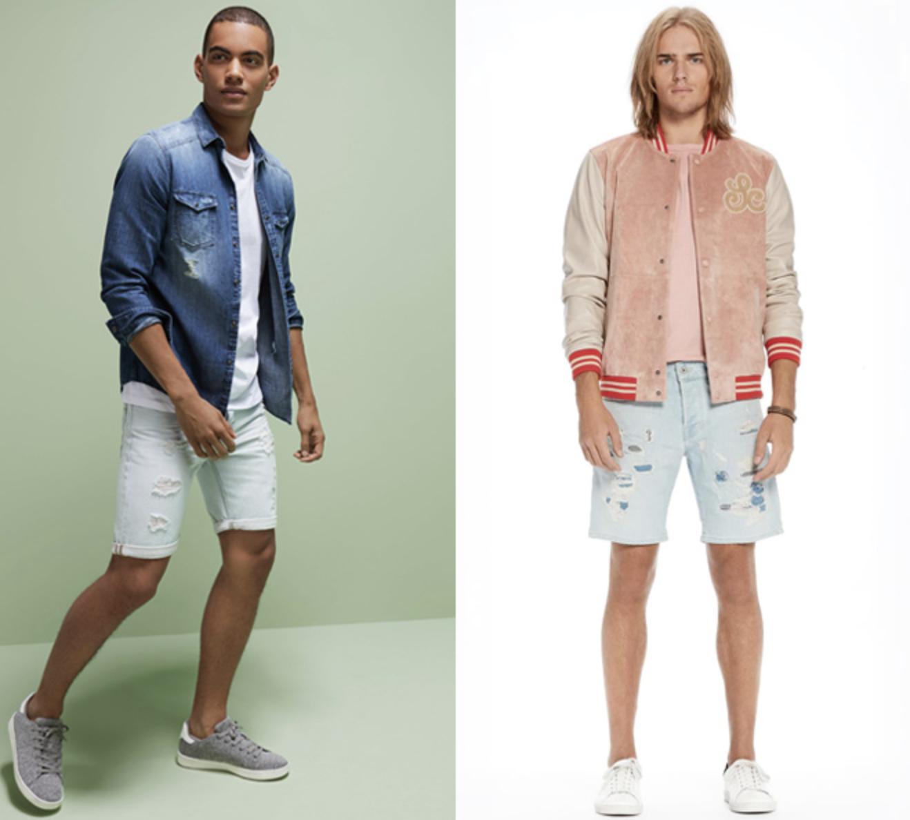 夏天男生短裤怎么穿显高,男士夏季短裤穿搭质感高级