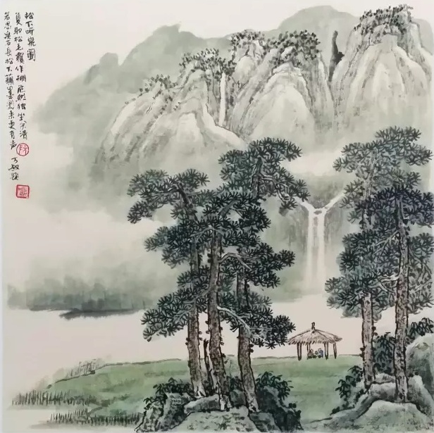 妙笔舞鹅池丹青绘山水